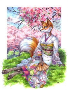 Rating: Safe Score: 0 Tags: 2011 anthro asian asian_clothing biped blush canid canine cherry_blossom cherry_tree clothing cockiestspaniel detailed_background dipstick_tail e621 east_asian_clothing facial_markings female flower folding_fan fox fruit_tree grass hand_fan haneri head_markings hi_res holding_object japanese_clothing kimono mammal markings nature obi obijime outside plant prunus_(flower) sitting sky smile solo tail tail_markings tree User: bunchy7s