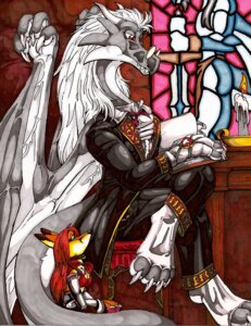 Rating: Safe Score: 0 Tags: anthro book canid canine church classy dragon duo e621 feet female fenrir_lunaris fox hair hindpaw male mammal marker_(artwork) mythological_creature mythological_scalie mythology paws reading red_hair scalie size_difference tail traditional_media_(artwork) white_hair User: bunchy7s
