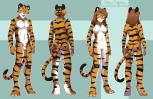 Rating: Explicit Score: 0 Tags: animal_genitalia anthro balls biped black_body black_fur breasts brown_hair butt butt_markings casual_nudity collar digital_media_(artwork) e621 featureless_breasts felid female footprint fully_sheathed fur genitals green_eyes hair heart_(marking) heart_symbol jailbird male mammal markings model_sheet mstr multiple_genders nude orange_body orange_fur pantherine pawprint pawprint_(marking) shaded sheath smile solo standing stripes tiger vulva white_balls User: bunchy7s