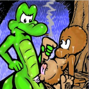 Rating: Explicit Score: 0 Tags: albert_alligator anthro furry male male_only pogo_(series) pogo_possum rule34 tagme User: bunchy7s