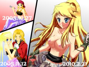 Rating: Explicit Score: 0 Tags: blonde_hair blue_eyes breasts clothes color edward_elric female fullmetal_alchemist gloves holding human long_hair male pointy_chin rule34 tagme winry_rockbell wrench yellow_eyes User: bunchy7s