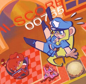 Rating: Safe Score: 0 Tags: anthro arcade badge bandai_namco bird's-eye_view checkered checkered_floor clothing crossgender digital_media_(artwork) domestic_cat e621 falling felid feline felis female goro_(mappy) group gui high-angle_view high_score house_mouse jumping kerchief mammal mappy mappy_(character) meowky meowsky midair mouse murid murine police police_baton police_hat police_uniform ramuchoppu rodent score solo_focus uniform User: bunchy7s