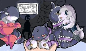 Rating: Explicit Score: 0 Tags: anthro aquatic blowhole blush breast_play breasts butt cetacean clothing cora_(shamelesss) dolphin e621 eyes_closed female group human interspecies licking licking_lips lingerie mammal monodontid narwhal oceanic_dolphin orca self_lick sex shamelesss slightly_chubby titfuck tongue tongue_out toothed_whale User: bunchy7s