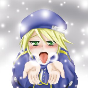 Rating: Explicit Score: 0 Tags: blazblue blush cupped_hands female noel_vermillion rule34 snow tongue tongue_out User: bunchy7s