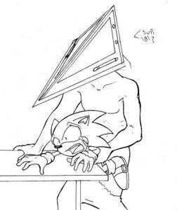 Rating: Explicit Score: 0 Tags: anthro fur gloves hedgehog helmet interspecies male male_only mammal monochrome multiple_males nude pyramid_head rule34 sex silent_hill silent_hill_2 size_difference sonic_(series) sonic_the_hedgehog tagme yaoi User: bunchy7s