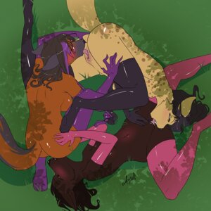 Rating: Explicit Score: 0 Tags: 1:1 2013 amber_(femsubamber) anthro armwear blush breasts canid canine canis chain_position clothing cunnilingus daisy_chain e621 elbow_gloves erunroe eyewear felid female female/female fox genitals glasses gloves group group_sex hair handwear jackal latex latex_clothing latex_gloves latex_handwear latex_legwear latex_stockings leash legwear licking mammal millicent_(femsubamber) natalya_gremory navel oral prehistoric_species saber-toothed_tiger sex stockings tail threesome tongue tongue_out trio vaginal vulva User: bunchy7s