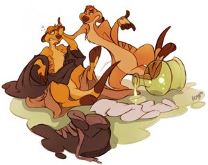 Rating: Safe Score: 0 Tags: clothing disney duo e621 feral footwear herpestid kuma male mammal meerkat nipples shoes tail tailbutt the_lion_king timon transformation User: bunchy7s