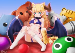 Rating: Explicit Score: 0 Tags: animal_ear blush breasts cameltoe cleavage collar demon demon_girl female horns monster_girl pointy_ears pussy qblade rule34 succubus tail wings User: bunchy7s