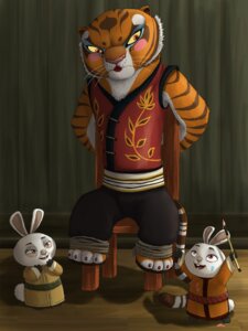 Rating: Safe Score: 0 Tags: 3:4 ambiguous_gender angry anthro babysitter bondomunk bound brush captured chair child dreamworks e621 felid female furniture group hi_res holding_ink_brush ink_brush kung_fu_panda lagomorph laugh leporid makeover makeup mammal master_tigress paint pantherine paws rabbit rope tiger torture young User: bunchy7s