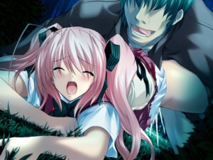 Rating: Explicit Score: 0 Tags: 1boy 1girls blush bow choukou_(alicesoft) choukou_sennin_haruka closed_eyes clothed_sex clothing cum female from_behind game_cg male onigirikun outdoors outside pink_hair pinned pinned_down pinned_to_floor rape rule34 school_uniform screaming screaming_for_help serafuku shihoudou_narika skirt tied_hair twintails User: bunchy7s
