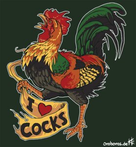 Rating: Safe Score: 0 Tags: 2013 4_toes anisodactyl avian avian_caruncle avian_feet banner beak bird black_body black_feathers chicken claws comb_(anatomy) dewlap_(anatomy) e621 english_text feathers feet feral galliform green_body green_feathers head_crest heart_symbol humor male nathradas orange_body orange_scales outline phasianid red_body red_eyes red_feathers scales signature simple_background solo speech_scroll text toes tongue wattle wings yellow_body yellow_feathers User: bunchy7s