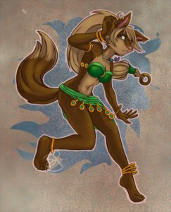 Rating: Safe Score: 0 Tags: anthro barefoot biped breasts brown_body brown_fur canid canine canis clothed clothed_anthro clothed_female clothing digital_media_(artwork) e621 ear_piercing feet female female_anthro fur mammal medium_breasts outline piercing pink_nose scarlet-frost shaded skimpy solo wolf User: bunchy7s
