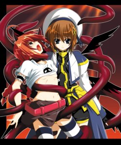 Rating: Questionable Score: 0 Tags: ambiguous_penetration covered_penetration female flat_chest fumihiro hayate_yagami human implied_penetration implied_sex lyrical_nanoha mahou_shoujo_lyrical_nanoha rape rule34 sex_under_clothes sex_under_skirt shirt_lift skirt skirt_lift striped striped_legwear striped_thighhighs tentacle tentacle_under_clothes tentacle_under_skirt tentacles_under_clothes thighhighs undressing vita yuri User: bunchy7s