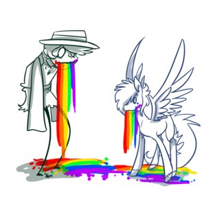 Rating: Safe Score: 0 Tags: 1:1 blank_stare bodily_fluids clothing drooling duo e621 equid equine feathered_wings feathers feral hat headgear headwear horse humanoid jinxee male mammal monster_girl_(genre) mythological_creature mythological_equine mythology pegasus pony saliva technicolor_yawn vomiting vomiting_on_ground what wings User: bunchy7s