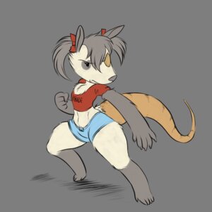 Rating: Safe Score: 0 Tags: 1:1 action_pose alpha_channel american_opossum anthro blue_bottomwear blue_clothing blue_shorts bottomwear chest_tuft chochi clothing e621 english_text eye_patch eyewear female hotpants lily_opossum mammal marsupial midriff minishorts poppy_opossum pose red_clothing red_shirt red_topwear shirt shorts simple_background solo text text_on_clothing text_on_shirt text_on_topwear topwear transparent_background tuft virginia_opossum User: bunchy7s