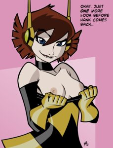 Rating: Explicit Score: 0 Tags: 1girls areolae biting_lip blue_eyes breasts cheating cheating_girlfriend dialogue english_text erect_nipples exposed_breasts female female_only flashing human human_only janet_van_dyne latex light-skinned_female light_skin marvel marvel_comics megasweet nipples red_lips rule34 solo the_avengers:_earth's_mightiest_heroes wasp_(earth's_mightiest_heroes) wasp_(marvel) User: bunchy7s