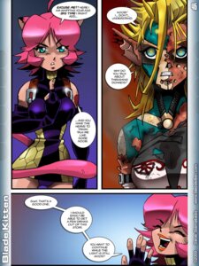 Rating: Safe Score: 0 Tags: 2009 3:4 alamo_(blade_kitten) animal_humanoid anthro blade_kitten cat_humanoid clothed clothing comic digital_media_(artwork) domestic_cat duo e621 felid felid_humanoid feline feline_humanoid felis female humanoid kit_ballard laugh mammal mammal_humanoid steve_stamatiadis tail text wounded User: bunchy7s