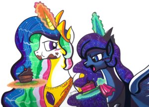 Rating: Safe Score: 0 Tags: 2014 aurora-chiaro blue_eyes blush cake cherry constellation crown dessert duo e621 eating equid equine feathered_wings feathers female food friendship_is_magic fruit glowing gold_(metal) hasbro headgear horn jewelry magic mammal messy messy_eater my_little_pony mythological_creature mythological_equine mythology napkin necklace plant princess_celestia_(mlp) princess_luna_(mlp) sibling_(lore) simple_background sister_(lore) sisters_(lore) sparkles white_background winged_unicorn wings User: bunchy7s