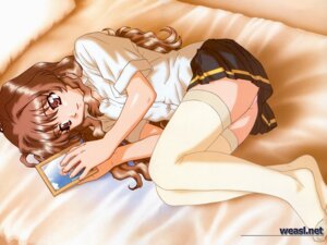 Rating: Questionable Score: 0 Tags: 1girls bed bedsheets black_skirt brown_hair button_down_shirt clothing female flat_chest laying_on_side long_hair morino_ichigo onegai_teacher panties petite picture_frame pillow pink_panties red_eyes rule34 skirt tagme thighhighs thighs young User: bunchy7s
