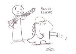 Rating: Safe Score: 0 Tags: anthro beaver beaver_(beaver_and_steve) beaver_and_steve dinosaur duo e621 greyscale male mammal monochrome om3ga prehistoric_species reptile rodent scalie steve_(beaver_and_steve) stick_figure tail User: bunchy7s Rating: Safe Score: 0 Tags: anthro beaver beaver_(beaver_and_steve) beaver_and_steve dinosaur duo e621 greyscale male mammal monochrome om3ga prehistoric_species reptile rodent scalie steve_(beaver_and_steve) stick_figure tail User: bunchy7s