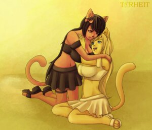 Rating: Safe Score: 0 Tags: accessory angelina_onyx anthro black_hair blonde_hair blouse bow_(feature) bow_accessory bow_ribbon breasts cleavage clothed clothing deity demon digital_media_(artwork) digital_painting_(artwork) domestic_cat duo e621 eye_contact felid feline felis female footwear hair hair_accessory hair_bow hair_ribbon long_hair looking_at_another mammal monochrome natasha_onyx painting_(artwork) ribbons sandals scene_haircut sepia shoes tail topwear torheit-die-katze User: bunchy7s