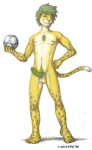 Rating: Explicit Score: 0 Tags: 2010 5_toes anthro ball balls biped e621 erection feet felid fifa front_view genitals green_eyes green_hair green_penis hair hindpaw holding_ball holding_object humanoid_feet humanoid_genitalia humanoid_penis leopard male mammal mascot pantherine paws penis pinup plantigrade pose simple_background soccer soccer_ball solo south_africa sport tail toes white_background world_cup yellowpower zakumi User: bunchy7s