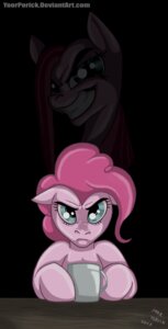 Rating: Safe Score: 0 Tags: blue_eyes container cup darkness digital_media_(artwork) dual_persona e621 earth_pony equid equine female friendship_is_magic front_view fur hair hasbro holding_container holding_cup holding_object horse looking_at_viewer mammal my_little_pony pink_body pink_fur pink_hair pinkamena_(mlp) pinkie_pie_(mlp) pony poor_yorick simple_background solo text toony url User: bunchy7s