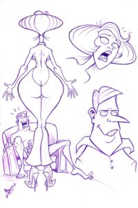 Rating: Explicit Score: 0 Tags: beverly_binsford family_dog female high_heels monochrome necronocimon rule34 skip_binsford the_dog User: bunchy7s
