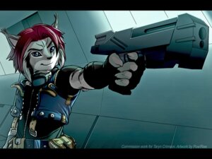 Rating: Safe Score: 0 Tags: 4:3 anthro blue_eyes clothed clothing e621 eyewear eyewear_around_neck felid feline fingerless_gloves foreshortening fully_clothed gloves goggles gun hair handwear holding_gun holding_object holding_ranged_weapon holding_weapon lynx male mammal perspective powree ranged_weapon red_hair solo weapon User: bunchy7s