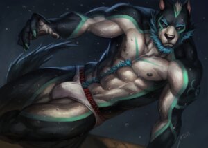 Rating: Questionable Score: 0 Tags: 2013 abs anthro aydenwusky beard biceps big_muscles biped black_body black_fur black_nose blue_body blue_fur blue_hair body_hair briefs brown_eyes brown_nose bulge canid canine canis chest_tuft claws clothed clothing e621 facial_hair fur green_body green_claws green_fur green_nipples grey_body grey_fur hair happy_trail looking_at_viewer male mammal multicolored_body multicolored_fur muscular muscular_anthro muscular_male nick300 nipples pecs pose signature solo tail topless tuft underwear water wet white_body white_fur white_hair wolf User: bunchy7s