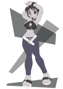 Rating: Safe Score: 0 Tags: 5_fingers 5_toes alternative_fashion anthro belt big_breasts biped black_eyes black_nose bottomwear bovid breasts caprine clothed clothing collar e621 feet female fingers footwear front_view goth grey_theme hair horn humanoid_feet humanoid_hands looking_at_viewer loose_belt mammal midriff navel pants parappa_the_rapper plantigrade raised_arm rammy_lamb sandals sheep shoes short_hair solo sony_corporation sony_interactive_entertainment standing tight_clothing toes um_jammer_lammy unknown_artist User: bunchy7s