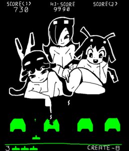 Rating: Questionable Score: 0 Tags: alien antennae_(anatomy) attack battle big_breasts black_hair breasts clothed clothing covering covering_breasts destruction e621 eyewear female fingers footwear glasses group hair hand_on_face humanoid lying macro minus8 missile nude on_front on_side shoes simple_background size_difference smile space_invaders square_enix taito tank_(vehicle) thong topless topless_female topless_humanoid underwear vehicle war white_body white_skin wide_hips User: bunchy7s
