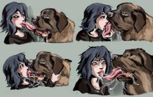 Rating: Questionable Score: 0 Tags: 2013 ahegao ambiguous_gender bestiality bestiality_kiss blush bodily_fluids brown_body brown_fur canid canine canis domestic_dog drooling duo e621 extreme_french_kiss female feral french_kissing fur gums hand_on_face hi_res human human_on_feral interspecies kissing licking licking_tongue long_tongue looking_pleasured mammal open_mouth saliva saliva_on_tongue saliva_string sloppy_kiss teeth tongue tongue_out ungulatr User: bunchy7s