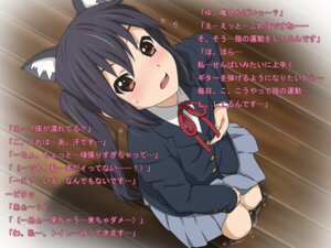 Rating: Explicit Score: 0 Tags: 1girls 2d animal_ears azusa_nakano_(k-on!) black_hair blazer blush brown_eyes cat_ears english_translation female female_only fingernails from_above human human_only japanese_text k-on! kneeling long_hair looking_up masturbation open_mouth peeing pokowachikusu pussy pussy_juice ribbon rule34 school_uniform skirt solo straight_hair sweatdrop text tied_hair translated twintails User: bunchy7s