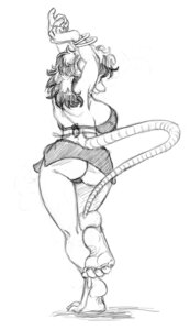 Rating: Questionable Score: 0 Tags: 5_toes anthro big_breasts big_butt bottomwear bracelet breasts butt claws clothed clothing dancing e621 ear_piercing ear_ring feet female graphite_(artwork) greyscale hair hindpaw hoop_ear_ring jewelry kencougr long_hair mammal miniskirt monochrome murid murine paws piercing plantigrade prehensile_tail rat rear_view ring_piercing rodent skimpy skirt solo tail toe_claws toes traditional_media_(artwork) underbutt underwear yolanda_camacho User: bunchy7s