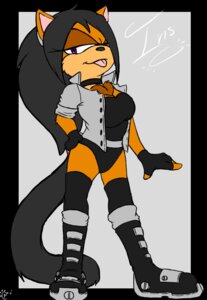 Rating: Safe Score: 0 Tags: anthro black_hair boots breasts brown_body brown_fur bubble_kitten17 chest_tuft clothing collar domestic_cat e621 fan_character felid feline felis female footwear fur gloves hair handwear iris_the_cat jacket mammal one-piece_swimsuit pose purple_eyes sega shoes solo sonic_the_hedgehog_(series) swimwear tail tongue tongue_out topwear tuft User: bunchy7s
