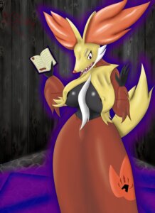Rating: Questionable Score: 0 Tags: 2014 4_fingers anthro areola areola_slip big_breasts biped black_areola book breasts canid canine delphox e621 female fingers fur generation_6_pokemon grasp hi_res holding_book holding_object looking_down magic mammal nintendo nipple_outline nude omegaxiii open_mouth pokemon pokemon_(species) raised_arm sharp_teeth solo spell standing teeth User: bunchy7s