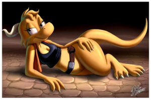 Rating: Questionable Score: 0 Tags: 3:2 3_toes 4_fingers anthro barefoot belt belt_pouch biped bottomless breasts claws cleavage clothed clothing dragon e621 feet female fernando_faria fingers front_view hand_on_hip horn looking_at_viewer mythological_creature mythological_scalie mythology non-mammal_breasts orange_body orange_scales pinup pose scales scalie shirt smile solo tail tank_top toes topwear vest wide_hips User: bunchy7s