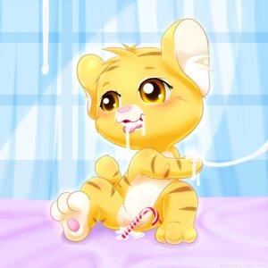 Rating: Explicit Score: 0 Tags: 1:1 anthro candy candy_cane dessert e621 felid female food fur genitals hi_res kougra loli mammal maverick neopet_(species) neopets pantherine paws rule34 solo stripes tagme tiger tongue tongue_out vulva yellow_body yellow_eyes yellow_fur young young_anthro User: bunchy7s