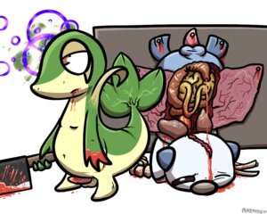 Rating: Explicit Score: 0 Tags: 5:4 blood bodily_fluids bone cleaver_(knife) cutlery death disembowelment dissection duo e621 erection feral generation_5_pokemon genitals gore gore_focus grotesque_death interspecies killing kitchen_knife kitchen_utensils knife male male_death mammal mustelid navel nightmare_fuel nintendo one_eye_closed onihidden oshawott penis pokemon pokemon_(species) reptile ribs scalie simple_background snivy tail tapering_penis tools white_background User: bunchy7s