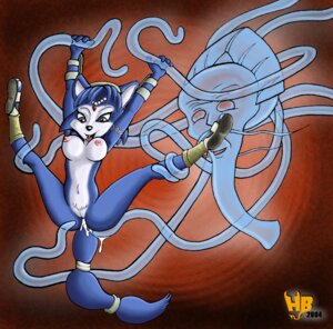 Rating: Explicit Score: 0 Tags: 2004 anthro blue_body blue_fur blue_hair canid canine duo e621 female fox fur hair hentai_boy_(artist) krazoa krazoa_spirit krystal_(star_fox) mammal nintendo star_fox tail tentacles translucent translucent_tentacles white_body white_fur User: bunchy7s
