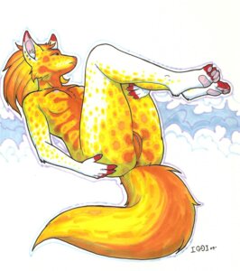 Rating: Explicit Score: 0 Tags: 2009 anthro anus bent_legs biped breasts brown_eyes butt canid canine chest_tuft e621 ear_piercing feet female fox fur genitals head_to_side hi_res hindpaw iggi inner_ear_fluff legs_up looking_away lying mammal nipples nude on_back pawpads paws piercing signature simple_background snout solo spots tail traditional_media_(artwork) tuft vulva white_background yellow_body yellow_fur User: bunchy7s
