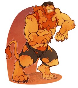 Rating: Safe Score: 0 Tags: anthro bottomwear clothing e621 felid fur human kuma lion male mammal pantherine pants paws shirt solo tail tail_tuft teeth topwear transformation tuft User: bunchy7s