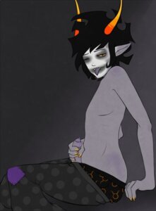 Rating: Explicit Score: 0 Tags: 1boy black_hair bora facepaint gamzee_makara grey_background grey_skin homestuck horns male masturbation ms_paint_adventures pants_down penis pointy_ears rule34 sharp_teeth shirtless short_hair solo tongue tongue_out troll wink yellow_eyes yellow_nails User: bunchy7s
