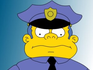 Rating: Safe Score: 0 Tags: 4:3 accessory black_necktie blue_clothing blue_hair blue_hat blue_headwear blue_topwear chief_wiggum clancy_wiggum clothed clothing derp_eyes digital_media_(artwork) e621 gradient_background grandfathered_content hair hat headgear headwear human human_only male mammal necktie not_furry overweight overweight_male police police_chief police_hat reaction_image simple_background slightly_chubby solo the_simpsons topwear uniform unknown_artist yellow_body yellow_skin User: bunchy7s