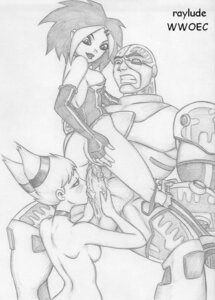 Rating: Explicit Score: 0 Tags: 1boy 2girls argent_(dc) cyborg_(dc) dc dc_comics fellatio female interracial jinx_(dc) male monochrome multiple_females multiple_girls oral penis raylude rule34 sketch smooth_skin teen_titans wwoec User: bunchy7s