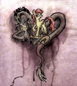 Rating: Safe Score: 0 Tags: 2012 acreuball antlers apple_bloom_(mlp) chimera cutie_mark discord_(mlp) draconequus duo e621 earth_pony equid equine female feral friendship_is_magic hair hasbro hi_res horn horse male mammal my_little_pony pony quadruped red_hair size_difference tail tail_tuft tuft young young_feral User: bunchy7s