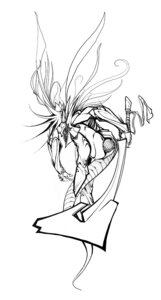 Rating: Safe Score: 0 Tags: ambiguous_gender armor black_and_white e621 floating hi_res line_art melee_weapon monochrome solo sword tsampikos weapon User: bunchy7s
