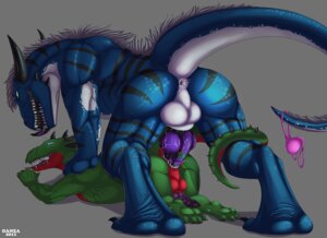 Rating: Explicit Score: 0 Tags: 2011 anal anal_sex anus ass balls big_penis danza danza_(character) dragon drool gay knot male penetration penis rule34 saliva tail thong User: bunchy7s