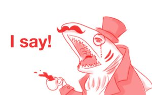 Rating: Safe Score: 0 Tags: anthro aquatic beverage classy clothing container cup e621 english_text eyewear facial_hair fish food gills hat headgear headwear holding_container holding_cup holding_object i_say low_res male meme monochrome monocle mustache red_and_white shark solo tea teeth terribly_britfish terribly_british text top_hat unknown_artist User: bunchy7s Rating: Safe Score: 0 Tags: anthro aquatic beverage classy clothing container cup e621 english_text eyewear facial_hair fish food gills hat headgear headwear holding_container holding_cup holding_object i_say low_res male meme monochrome monocle mustache red_and_white shark solo tea teeth terribly_britfish terribly_british text top_hat unknown_artist User: bunchy7s